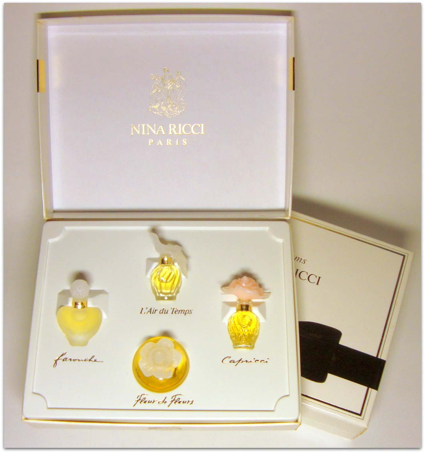 Nina Ricci Set Coffret Farouche, L'air Du Temps, Capricci, Fleur De Fleurs