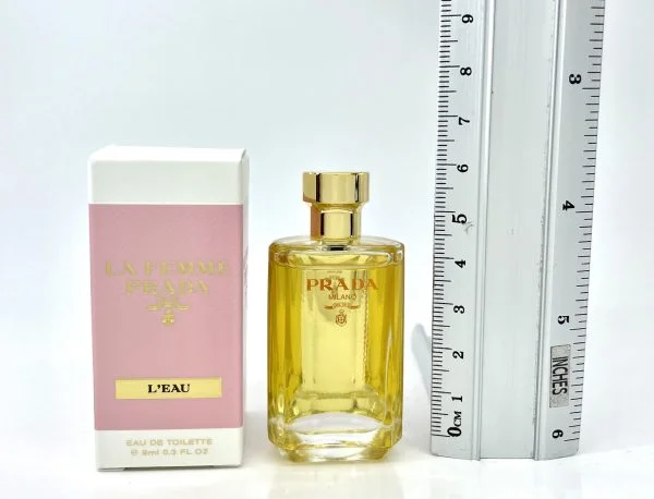 Prada La Femme L'Eau Eau de toilette For Women 9 ml 0.30 fl.oz Miniperfume - Image 4