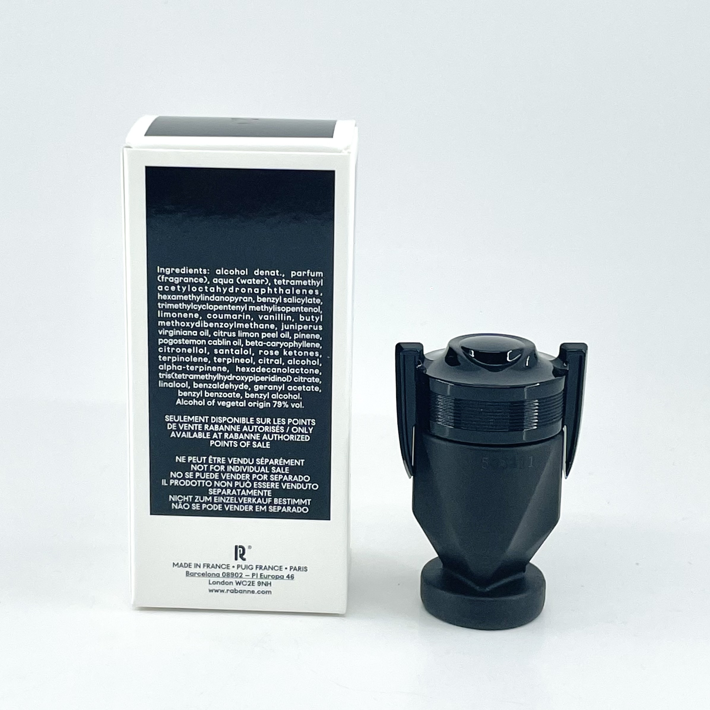 Invictus Victory Absolu Parfum Paco Rabanne Parfum Intense 5 ml 0.17 fl.oz. Miniperfume - Image 2