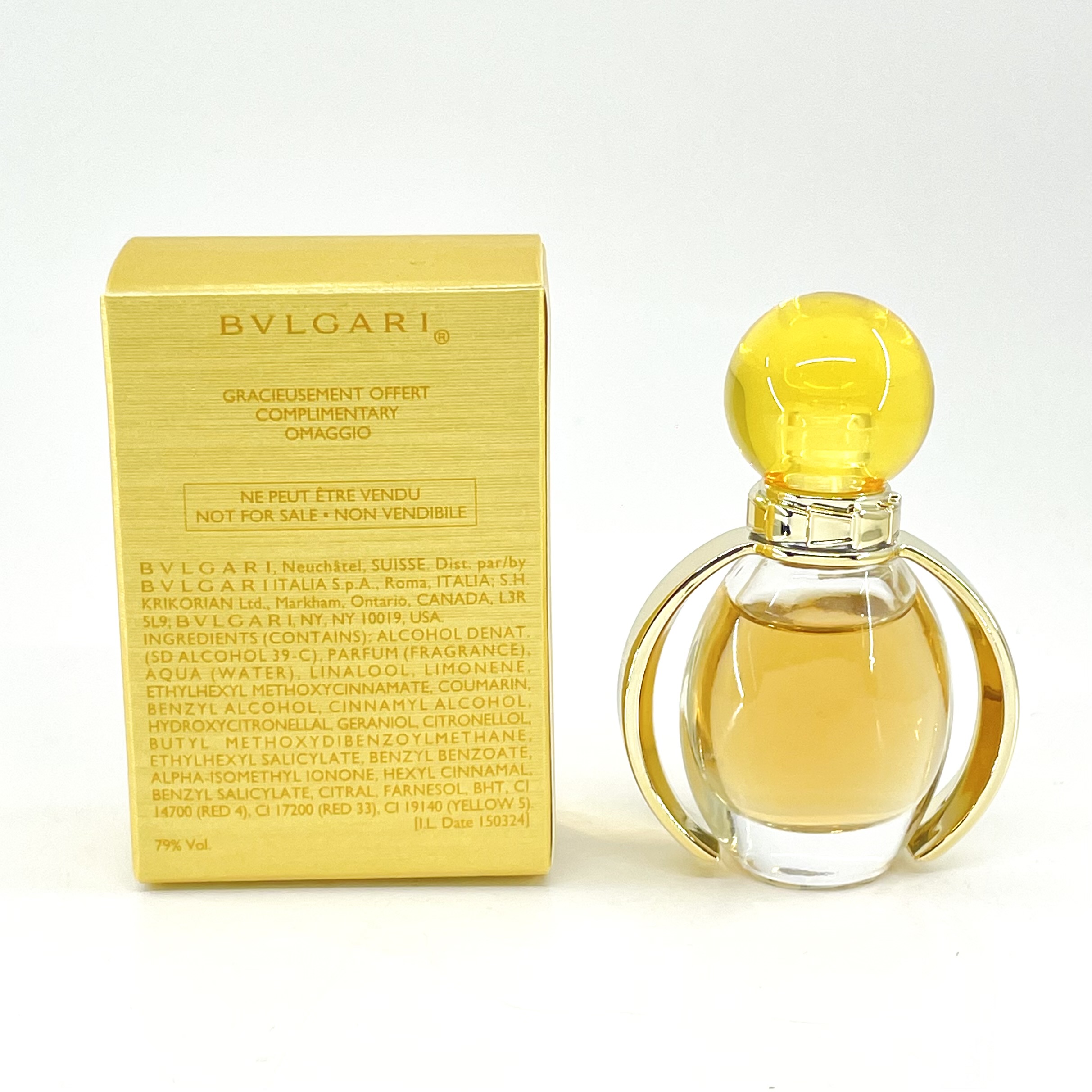 Bvlgari Goldea Eau de Parfum 5 ml 0.17 fl.oz. Miniperfume - Image 2