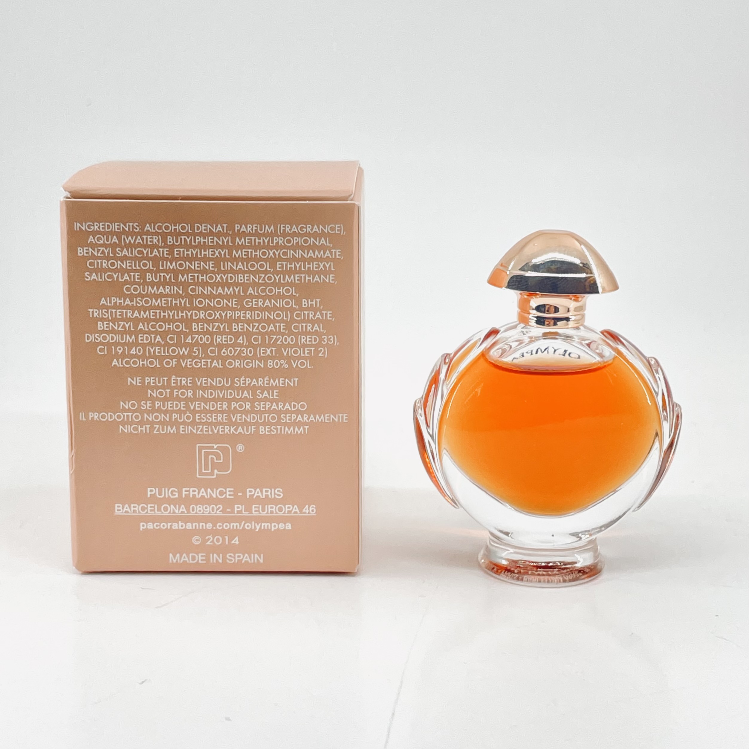 Olympea Paco Rabanne EDP 6 ml 0.20 fl.oz Miniperfume - Image 4