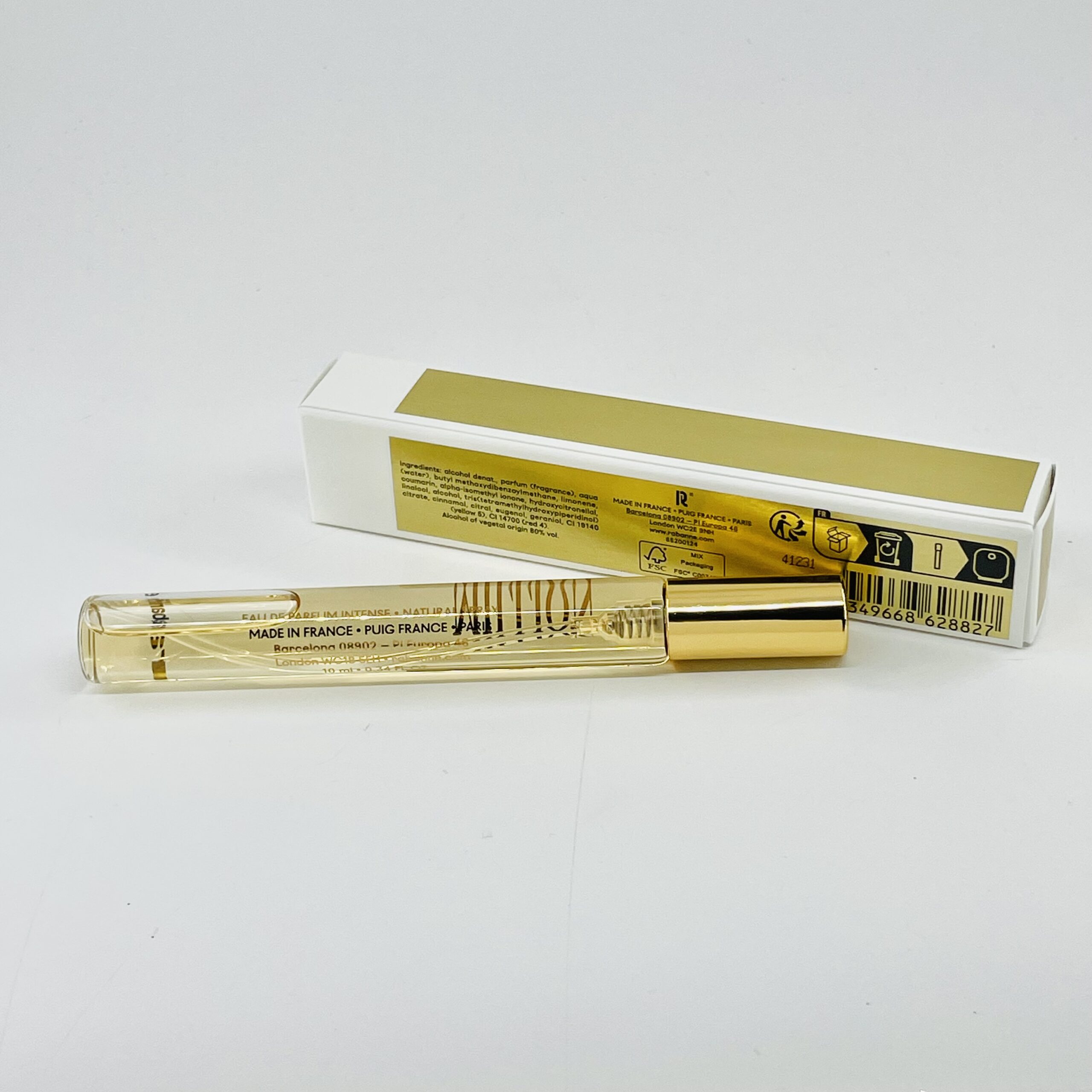 Million Gold EDP Intense Natural Spray Paco Rabanne 10 ml 0.34 fl.oz - Image 2